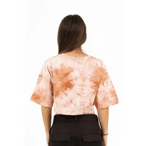 T-shirt con cordino donna Sixth June Tie And Dye image-3