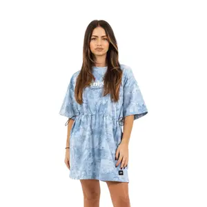 Robe t-shirt con cordino regolabile donna Sixth June image-1