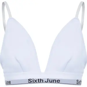 Logo band bra with straps for women Sixth June
