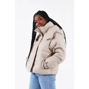 Abrigo de piel sintética para mujer Sixth June image-3