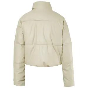 Doudoune simili cuir femme Sixth June image-3