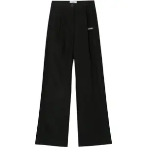 Pantaloni larghi in tela per donna Sixth June image-0