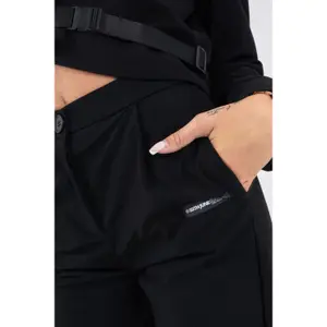 Pantaloni larghi in tela per donna Sixth June image-5