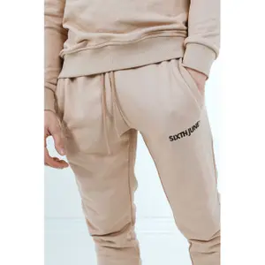 Pantaloni da jogging soft con logo ricamato Sixth June image-5