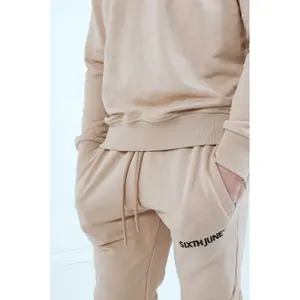 Pantaloni da jogging soft con logo ricamato Sixth June image-6