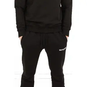 Pantaloni da jogging soft con logo ricamato Sixth June image-5