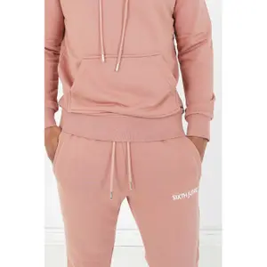 Pantaloni da jogging soft con logo ricamato Sixth June image-5