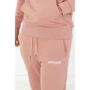 Pantaloni da jogging soft con logo ricamato Sixth June image-6