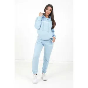Pantaloni da jogging soft con logo ricamato Sixth June image-2
