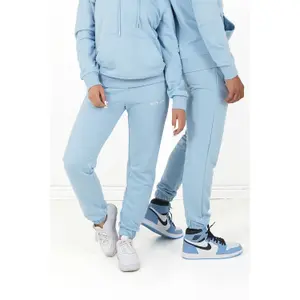 Pantaloni da jogging soft con logo ricamato Sixth June image-5