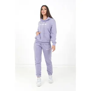 Pantaloni da jogging soft con logo ricamato Sixth June image-1