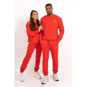 Pantaloni da jogging soft con logo ricamato Sixth June image-1