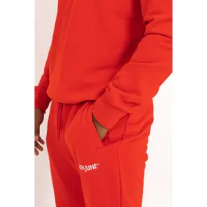 Pantaloni da jogging soft con logo ricamato Sixth June image-6