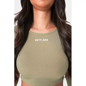 Brassiere de mangas longas com costas nuas para mulher Sixth June image-5