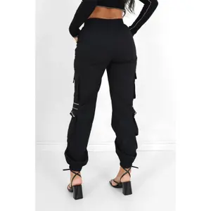 Pantalón cargo de múltiples bolsillos para mujer Sixth June image-4