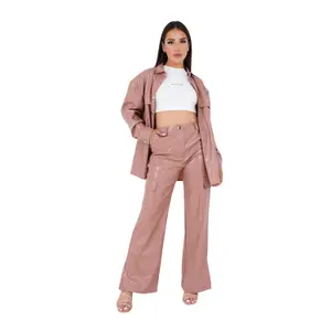 Pantaloni in similpelle donna Sixth June image-0