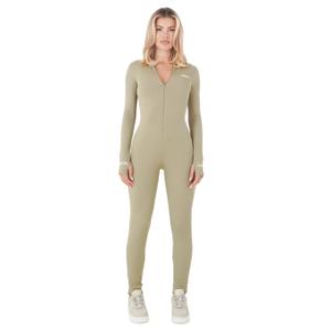 33411-kaki-tuta-con-logo-donna-sixth-june-kaki