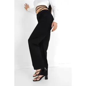 Pantaloni con cordini donna Sixth June image-3