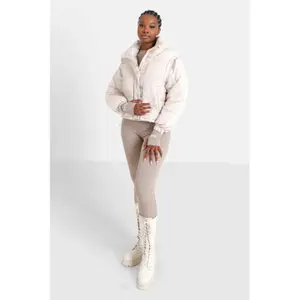 Women's Sixth June Removable Sleeves Puffer image-2