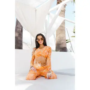 Pantaloni in rete donna Sixth June Flare image-6