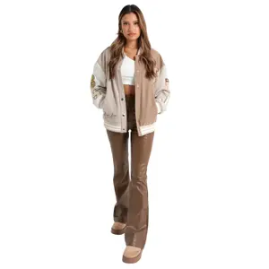 Women's Faux Leather Trousers Sixth June Flare image-1