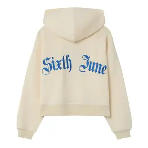Damen Hoodie mit Gothic-Logo Sixth June image-4