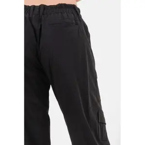 Pantalones cargo fluidos forrados mujer Sixth June image-4