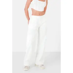 Pantalones cargo fluidos forrados mujer Sixth June image-1