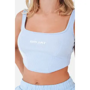 Női crop top Sixth June Basics image-3