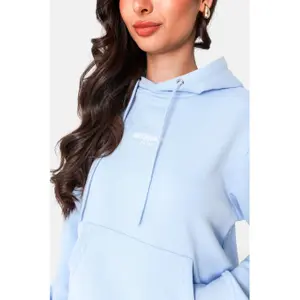 Sweatshirt à capuche avec logo brodé femme Sixth June image-4