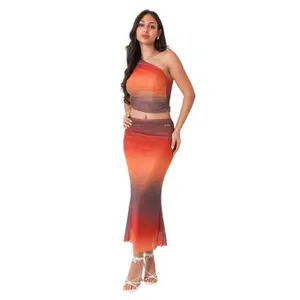 Gonna lunga in maglia donna Sixth June image-0