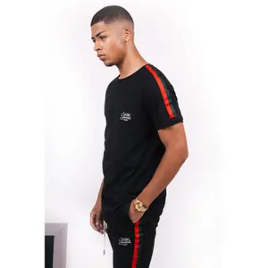 T-shirt com faixas bicoloradas Sixth June image-4