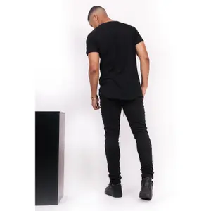 T-shirt com faixas bicoloradas Sixth June image-3