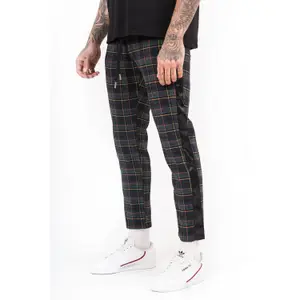 Pantalone a righe tartan Sixth June image-3