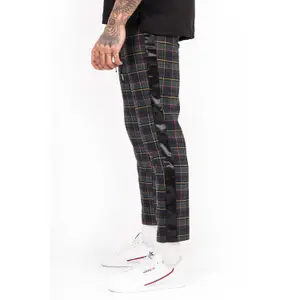 Pantalone a righe tartan Sixth June image-4