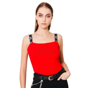 Body avec logo signature femme Sixth June image-0