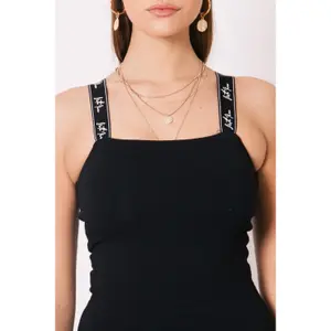 Camisola de alças assinatura mulher Sixth June image-1