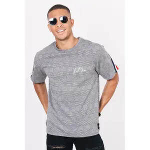 T-shirt con bande tricolore sul retro Sixth June image-1