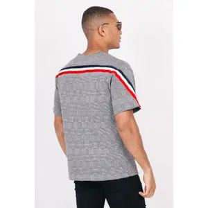 T-shirt con bande tricolore sul retro Sixth June image-4