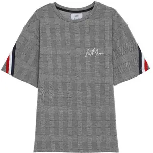 T-shirt con bande tricolore sul retro Sixth June image-0