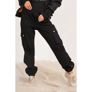 Pantaloni cargo a gamba larga da donna Sixth June image-2