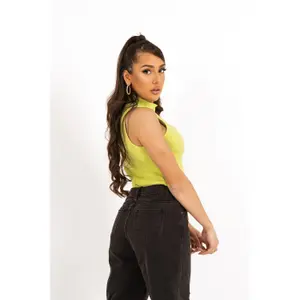 Tampo do tanque feminino de pescoço alto Sixth June image-4