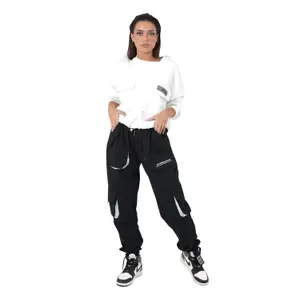 Maglione riflettente con inserti donna Sixth June image-0