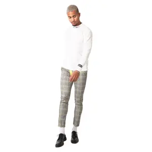 Pantaloni tartan a boucle Sixth June image-0
