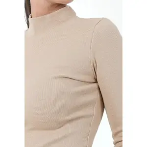 T-shirt con collet e maniche lunghe donna Sixth June image-4