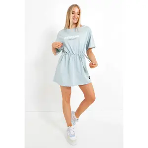 Abito t-shirt corto elasticizzato stampato donna Sixth June image-2