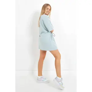 Abito t-shirt corto elasticizzato stampato donna Sixth June image-5