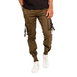 Pantaloni cargo con bretelle Sixth June image-1