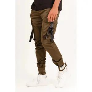 Pantaloni cargo con bretelle Sixth June image-2