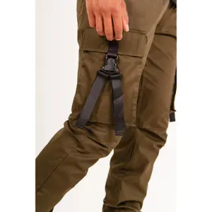 Pantaloni cargo con bretelle Sixth June image-5